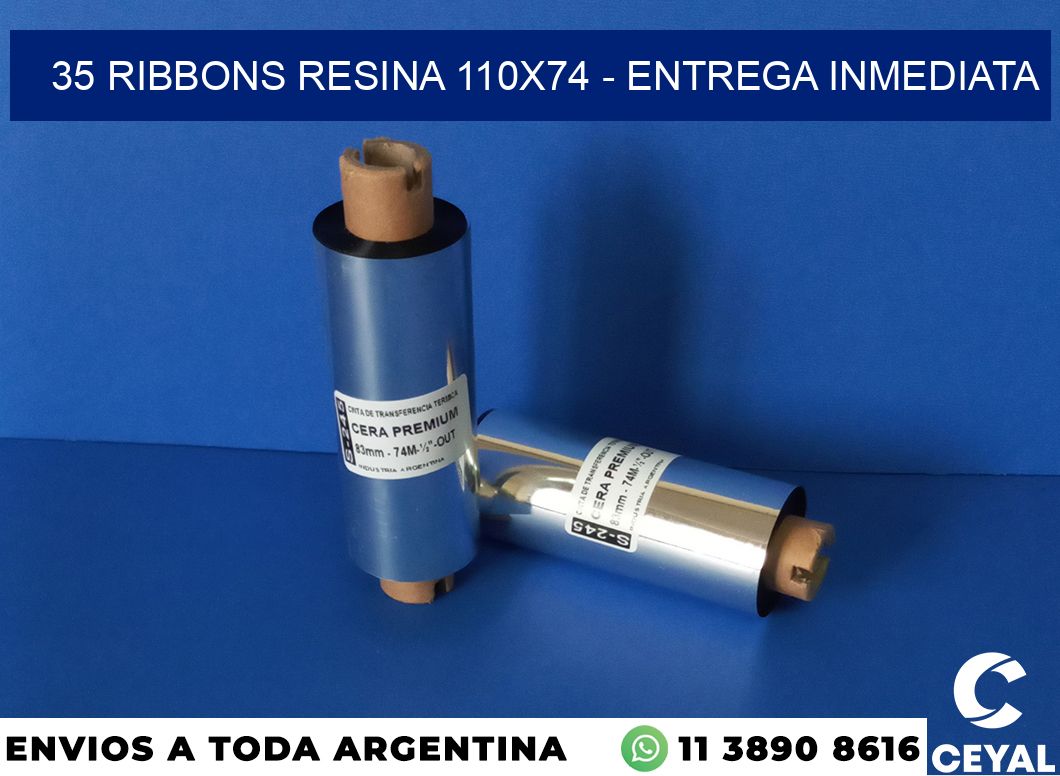 35 Ribbons resina 110×74 – Entrega inmediata