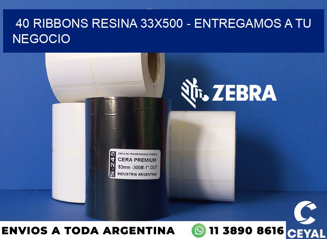 40 Ribbons resina 33x500 - entregamos a tu negocio