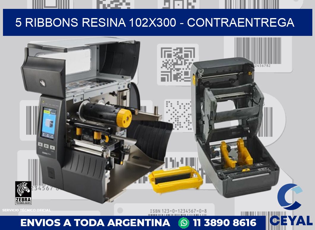 5 Ribbons resina 102x300 - contraentrega