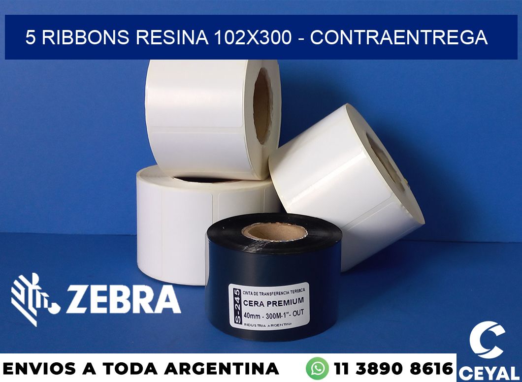 5 Ribbons resina 102x300 - contraentrega