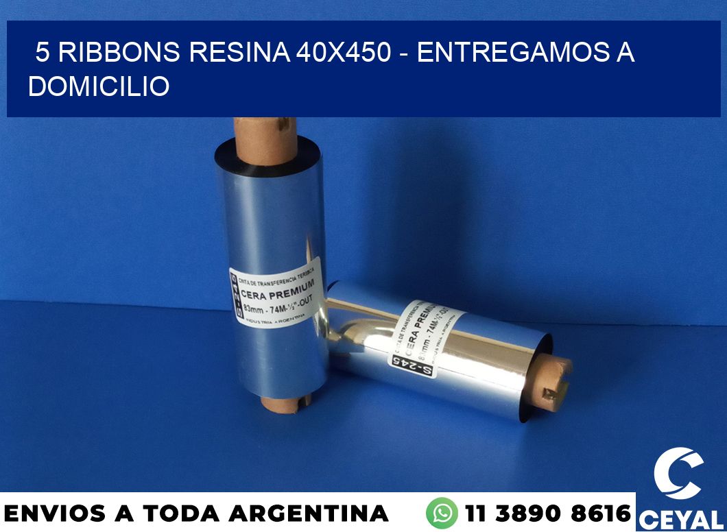 5 Ribbons resina 40×450 – entregamos a domicilio