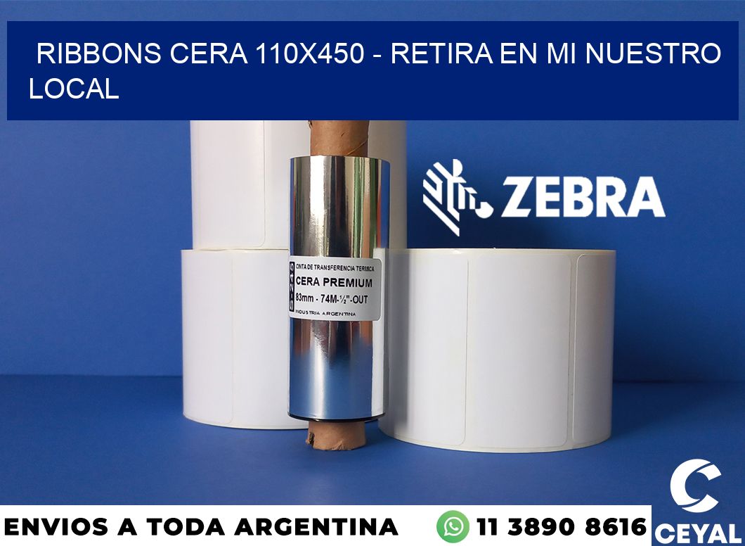 Ribbons cera 110x450 - retira en mi nuestro local