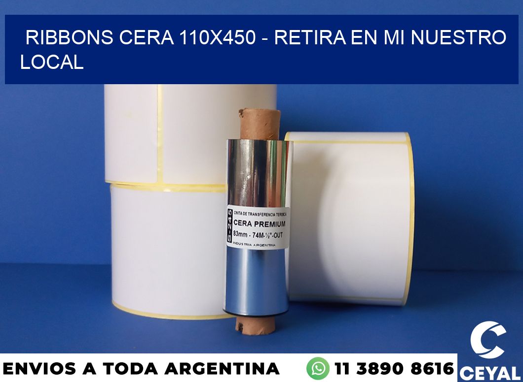 Ribbons cera 110×450 – retira en mi nuestro local