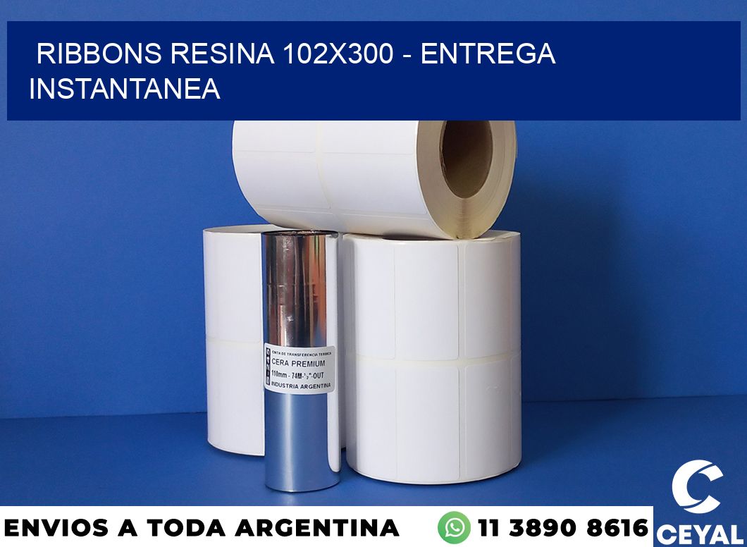 Ribbons resina 102×300 – entrega instantanea