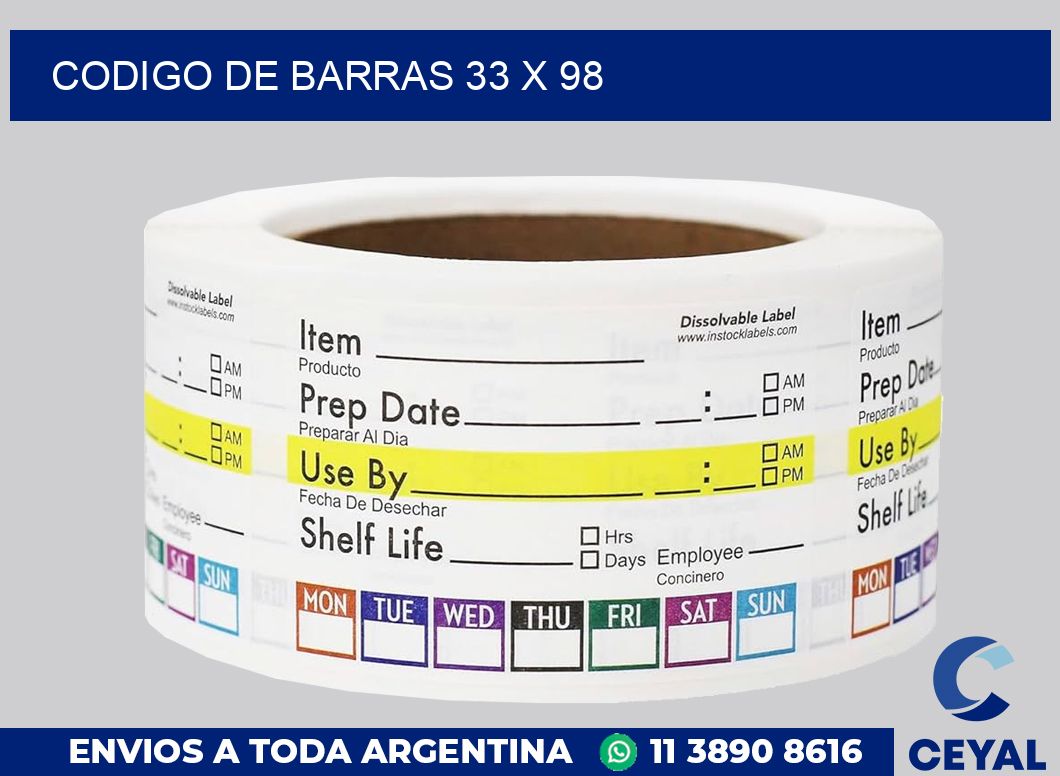 codigo de barras 33 x 98