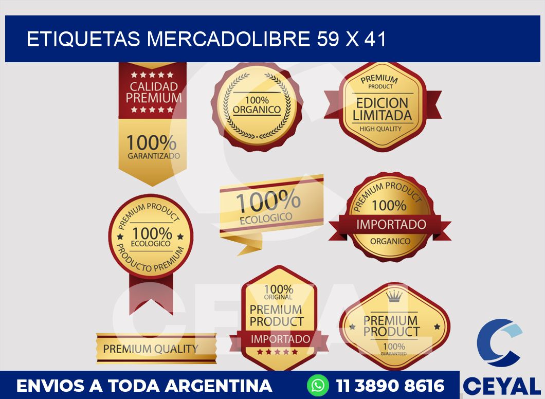 etiquetas mercadolibre 59 x 41