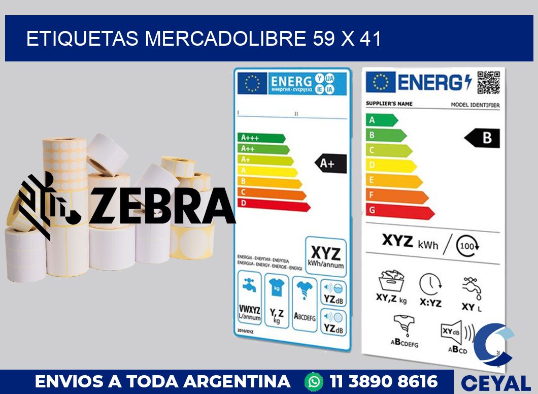 etiquetas mercadolibre 59 x 41