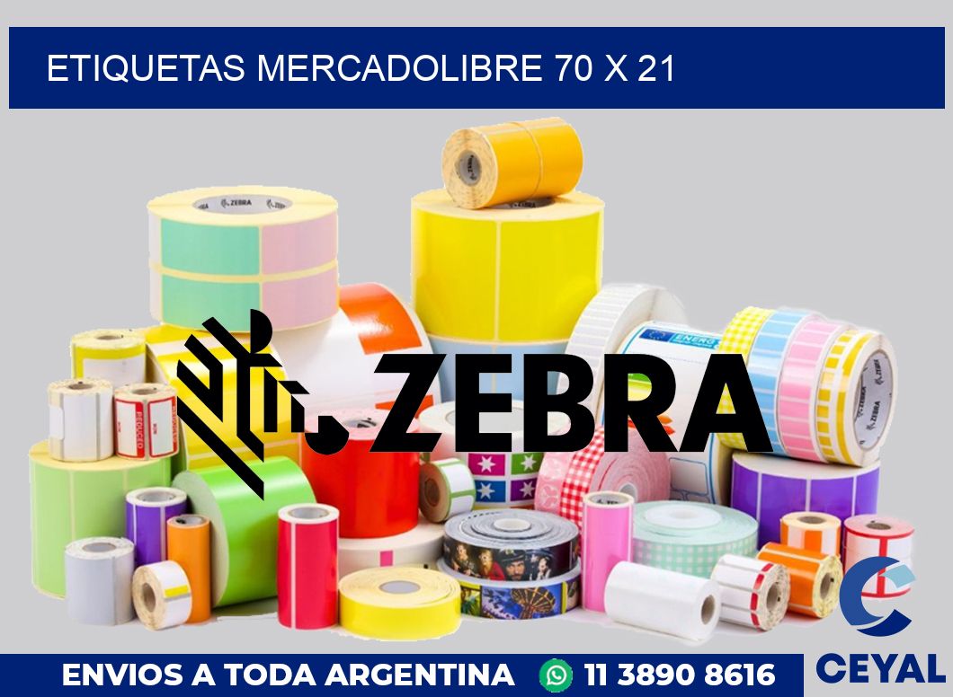 etiquetas mercadolibre 70 x 21