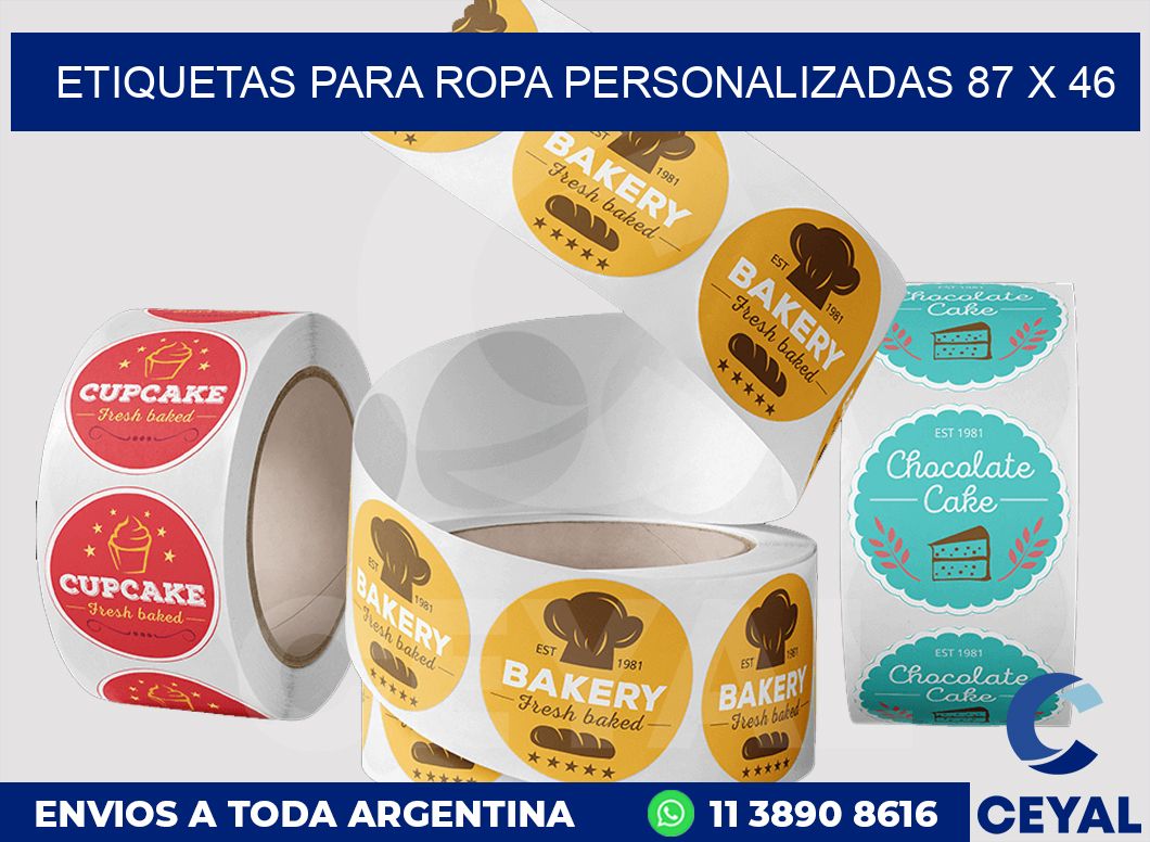 etiquetas para ropa personalizadas 87 x 46
