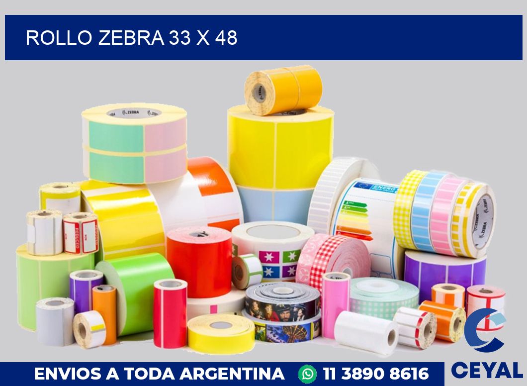 rollo zebra 33 x 48