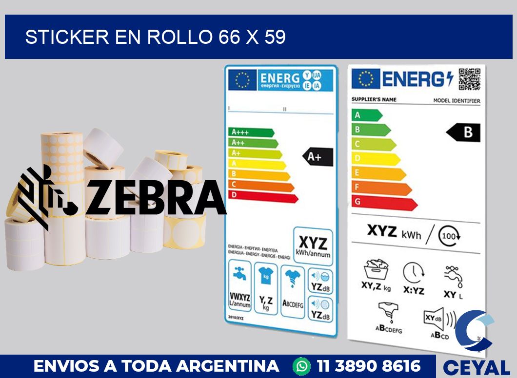 sticker en rollo 66 x 59