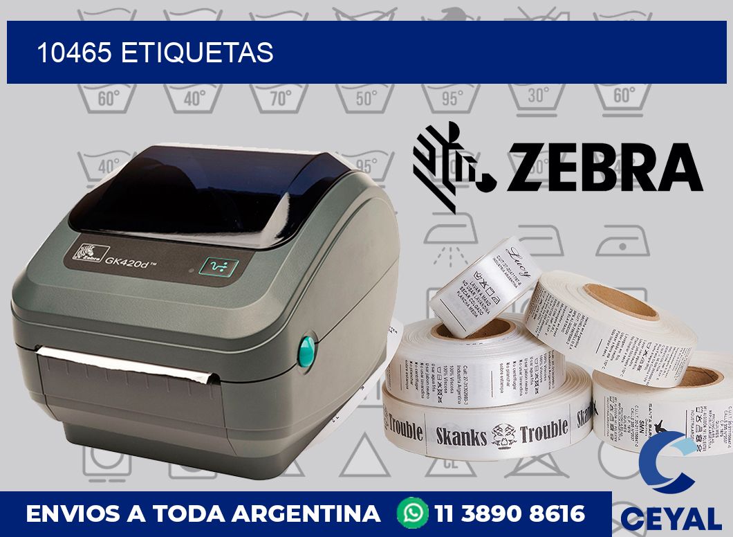 10465 etiquetas