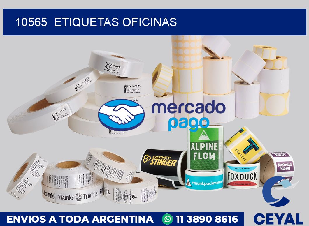 10565  Etiquetas oficinas