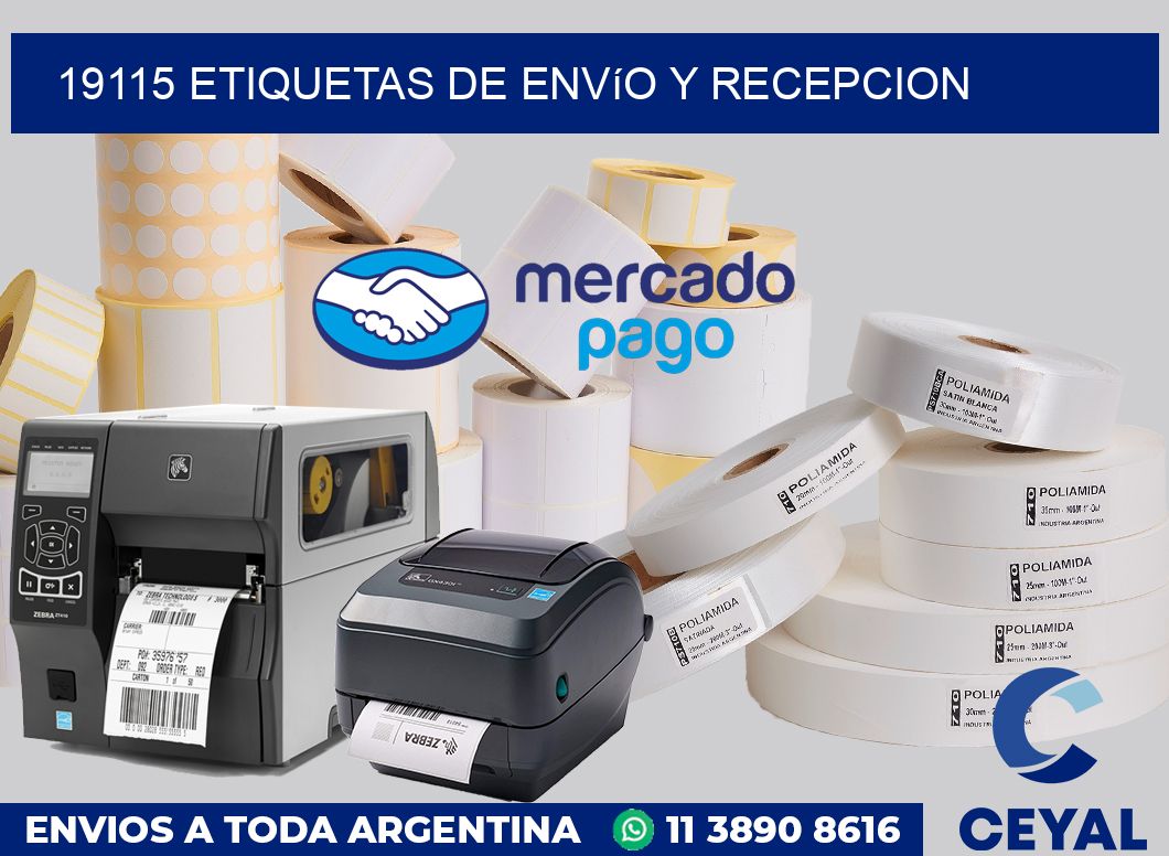 19115 Etiquetas de envío y recepcion