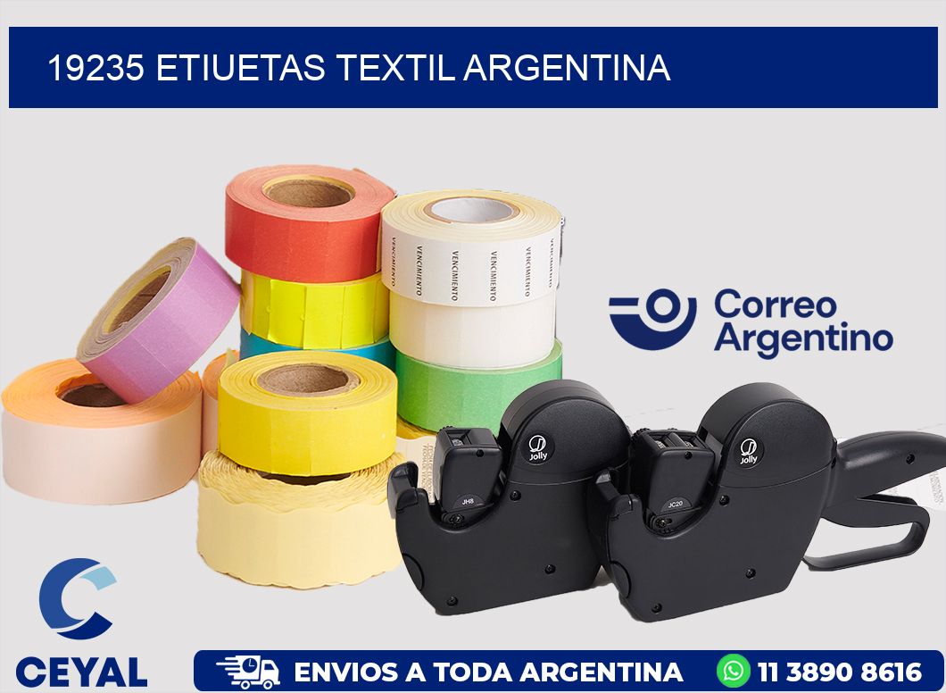 19235 etiuetas textil argentina