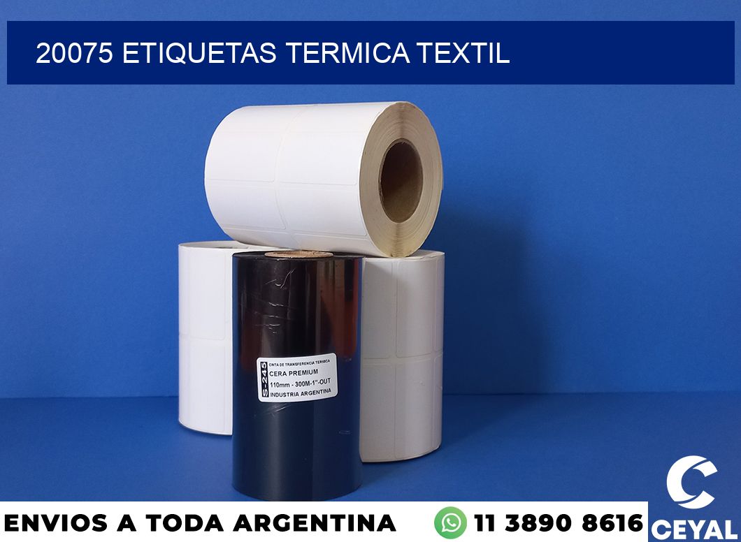 20075 etiquetas termica textil