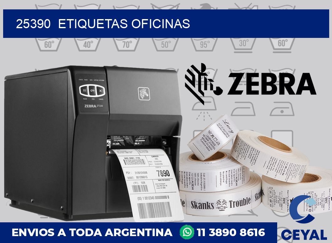 25390  Etiquetas oficinas