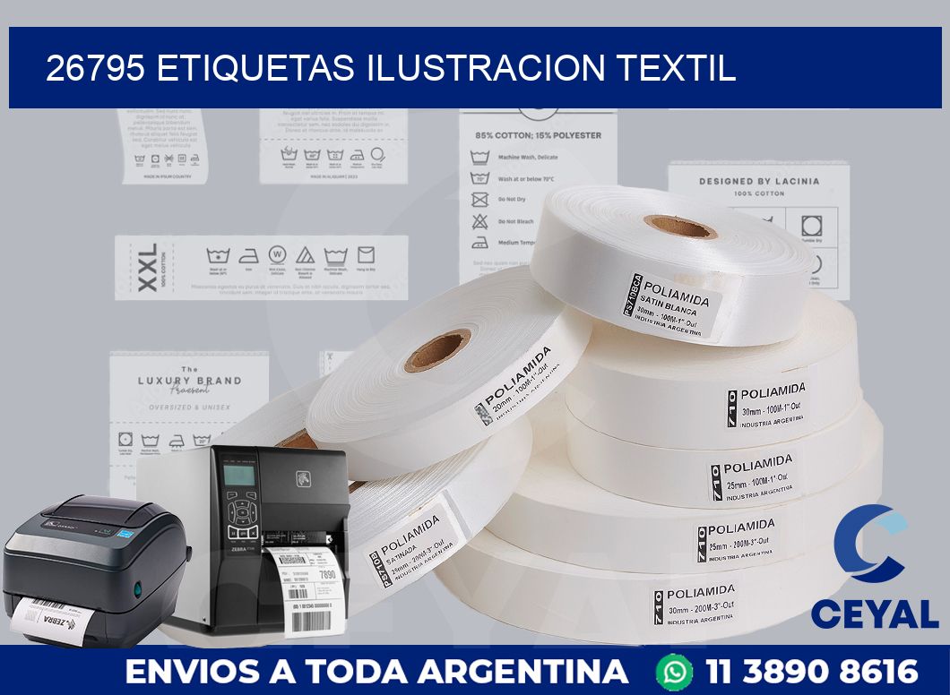 26795 etiquetas ilustracion textil