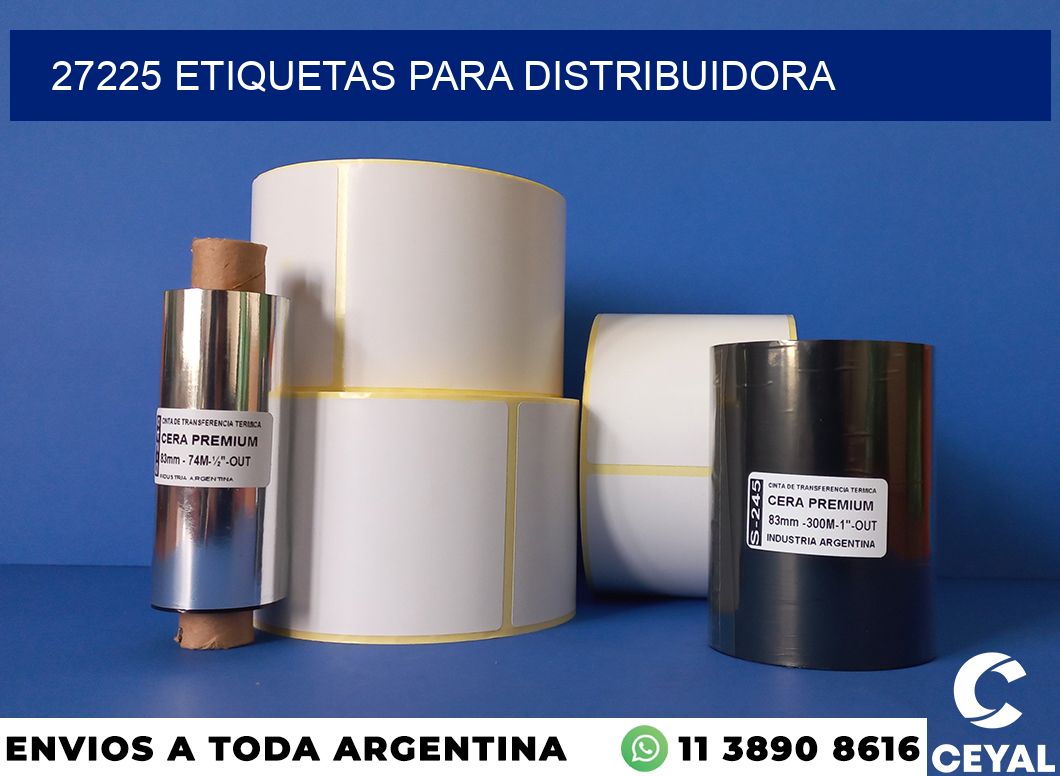27225 etiquetas para distribuidora