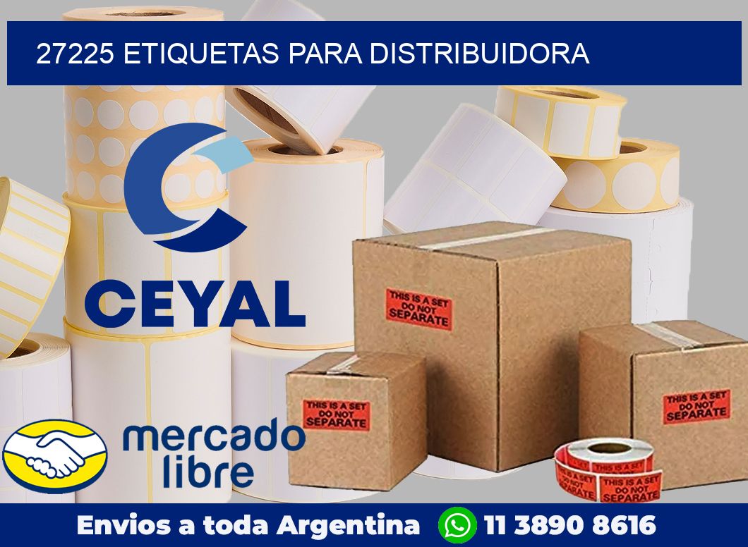 27225 etiquetas para distribuidora