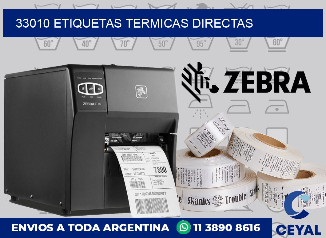 33010 Etiquetas termicas directas