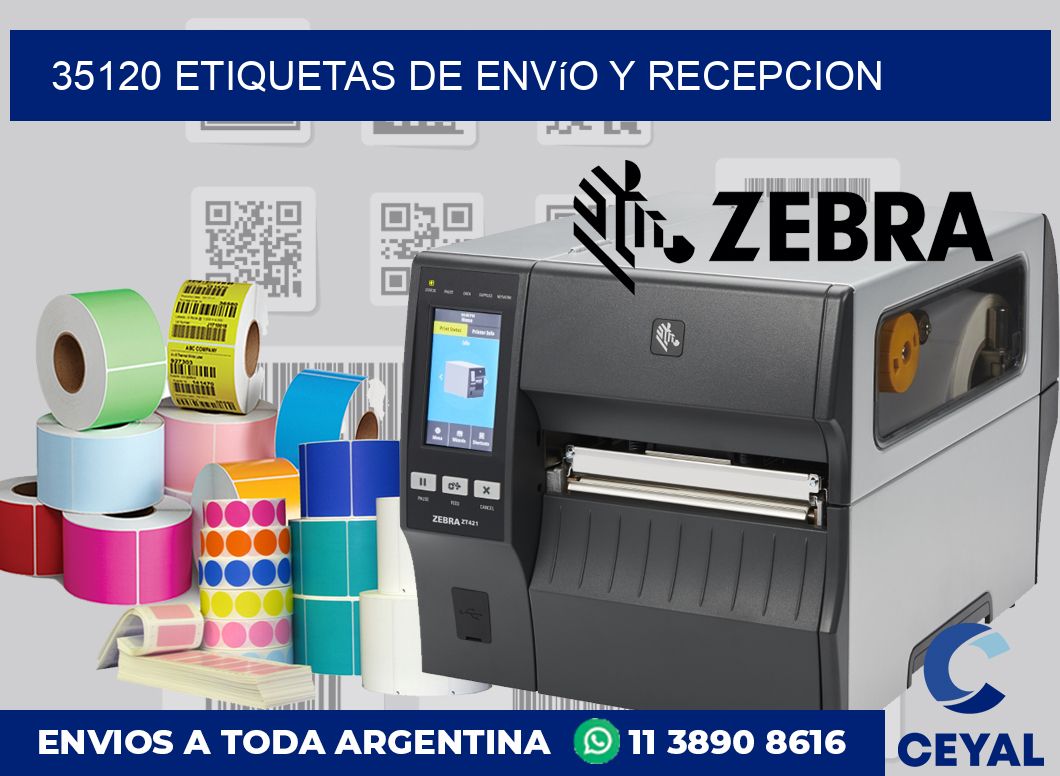 35120 Etiquetas de envío y recepcion