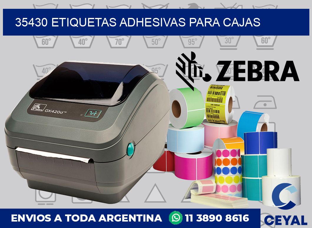 35430 etiquetas adhesivas para cajas