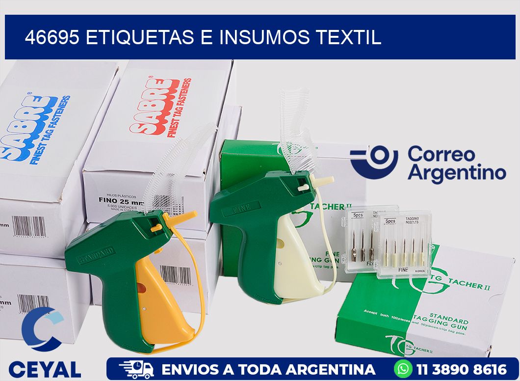 46695 etiquetas e insumos textil