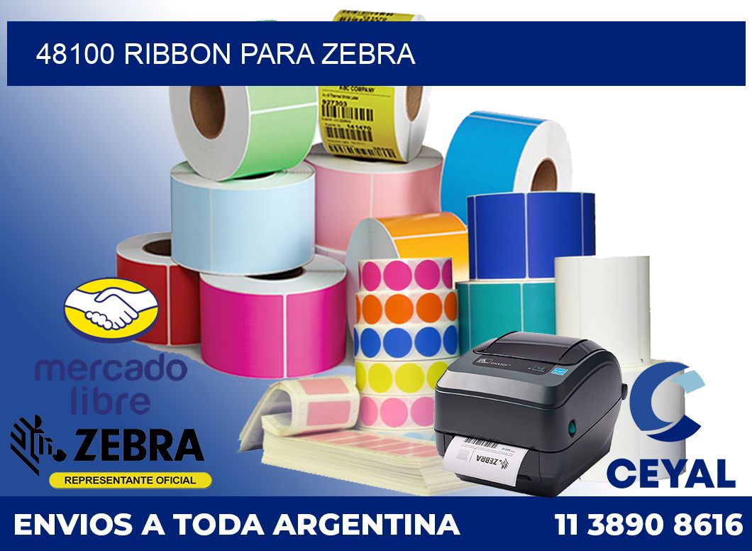 48100 ribbon para zebra