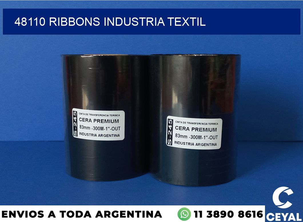 48110 ribbons industria textil