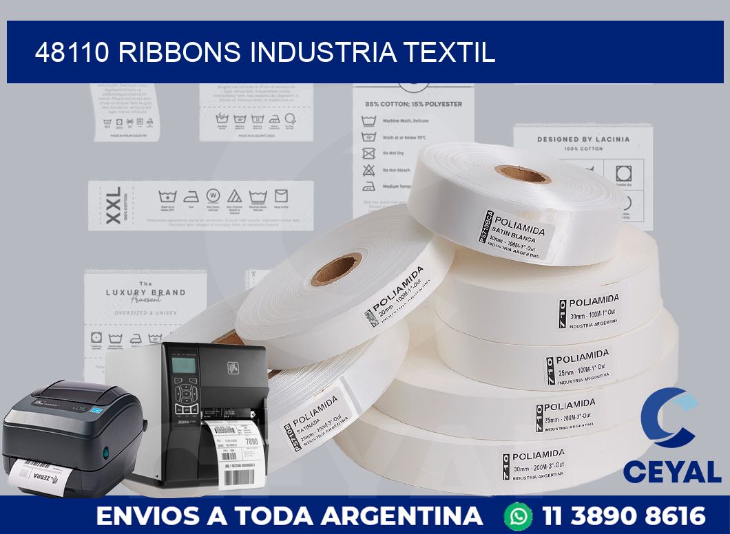 48110 ribbons industria textil
