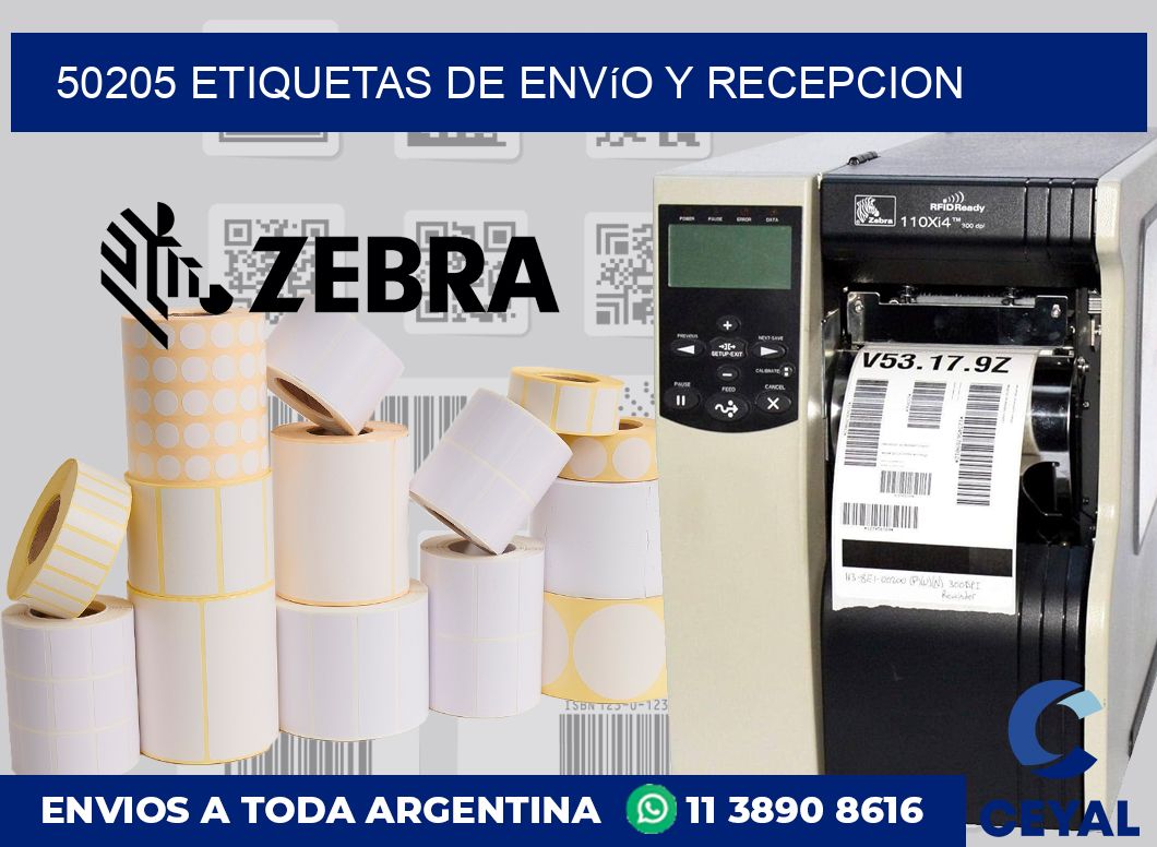 50205 Etiquetas de envío y recepcion