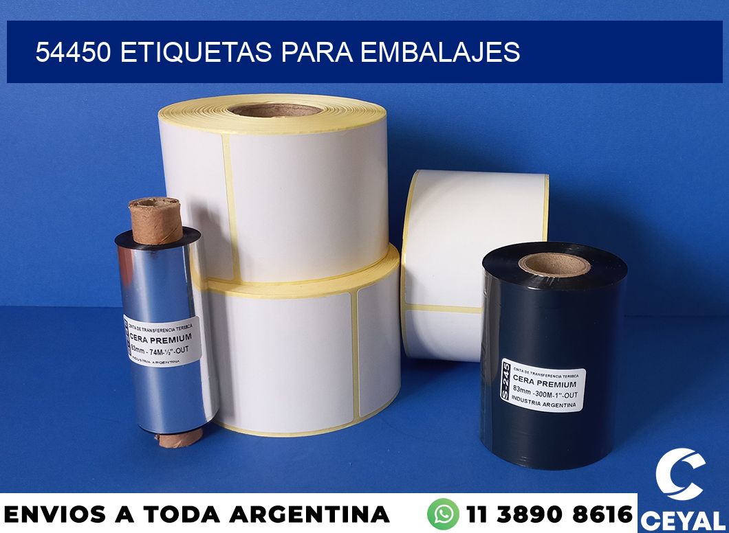 54450 etiquetas para embalajes