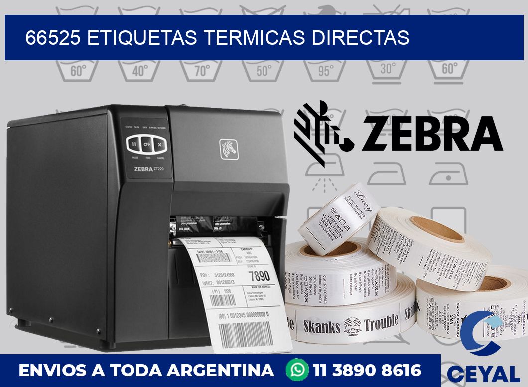 66525 Etiquetas termicas directas