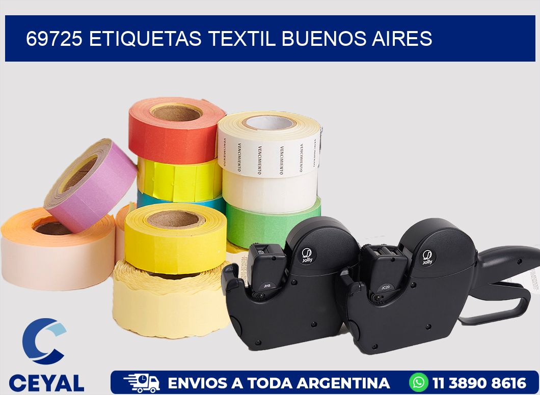 69725 etiquetas textil buenos aires