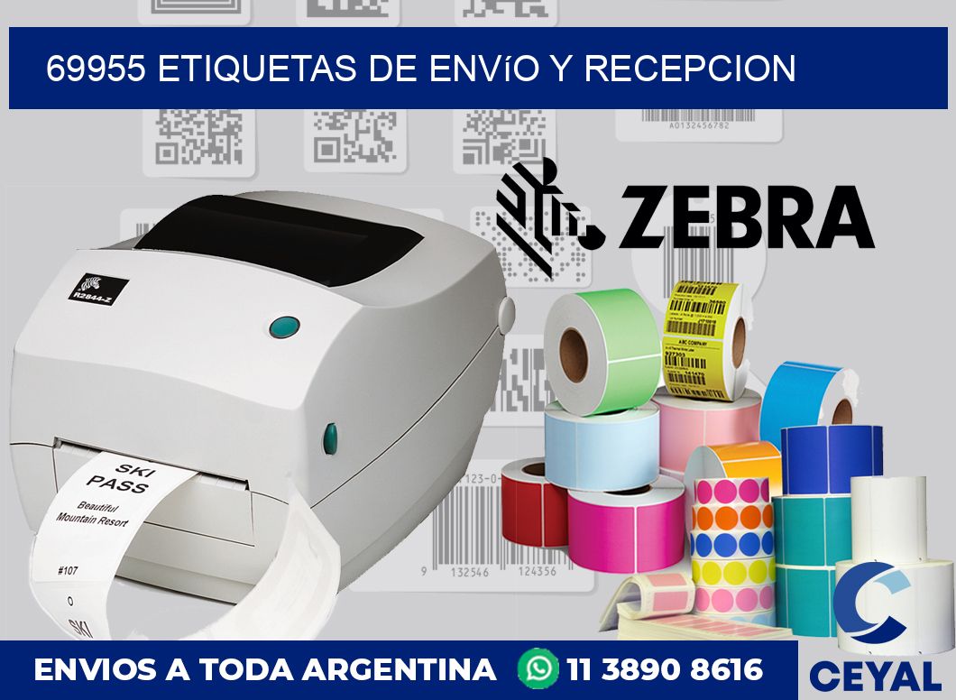 69955 Etiquetas de envío y recepcion