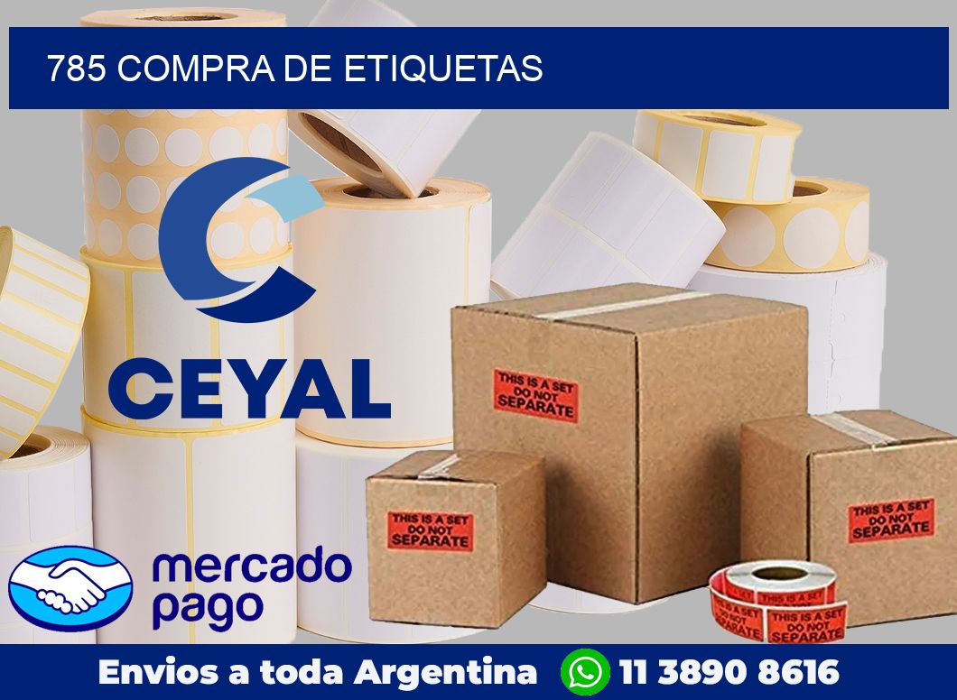 785 compra de etiquetas