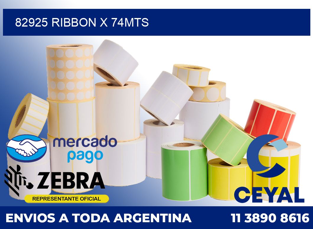 82925 ribbon x 74mts