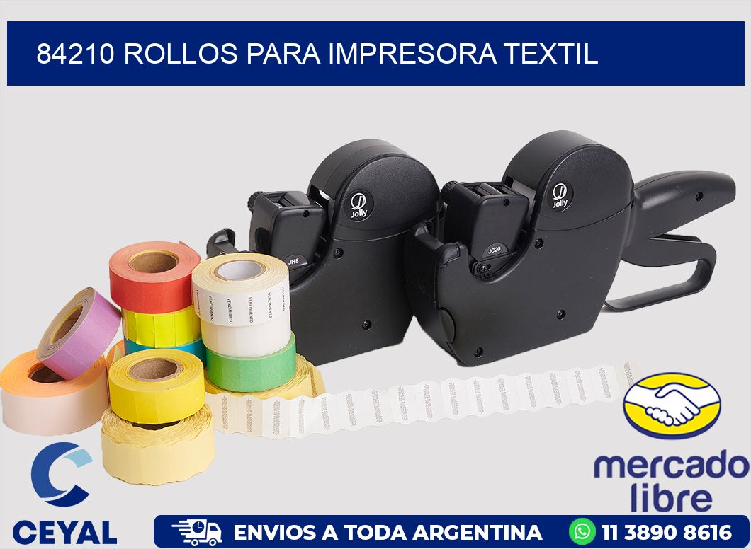 84210 rollos para impresora textil