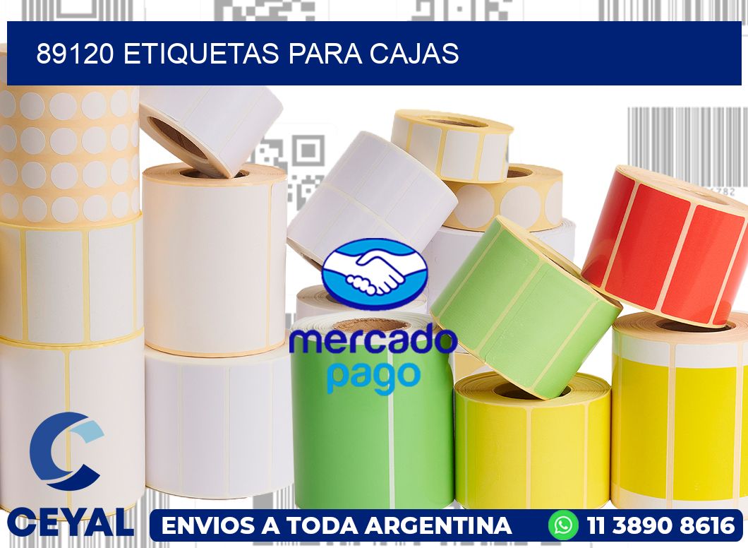 89120 etiquetas para cajas