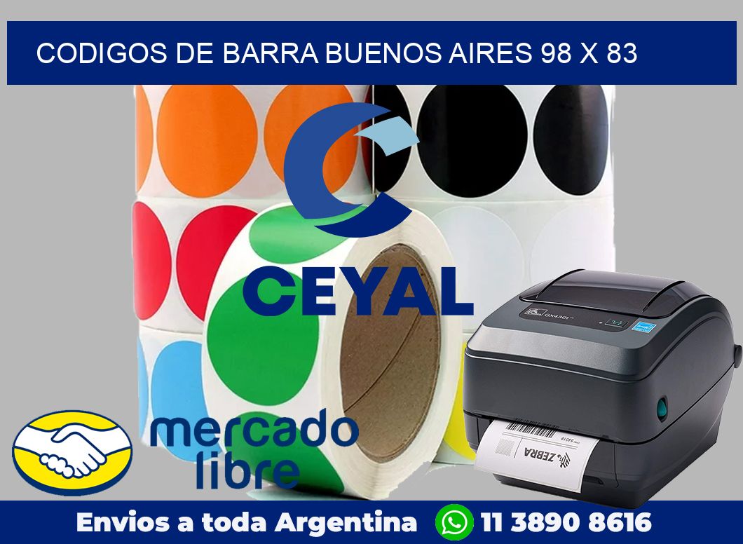 Codigos de barra Buenos Aires 98 x 83
