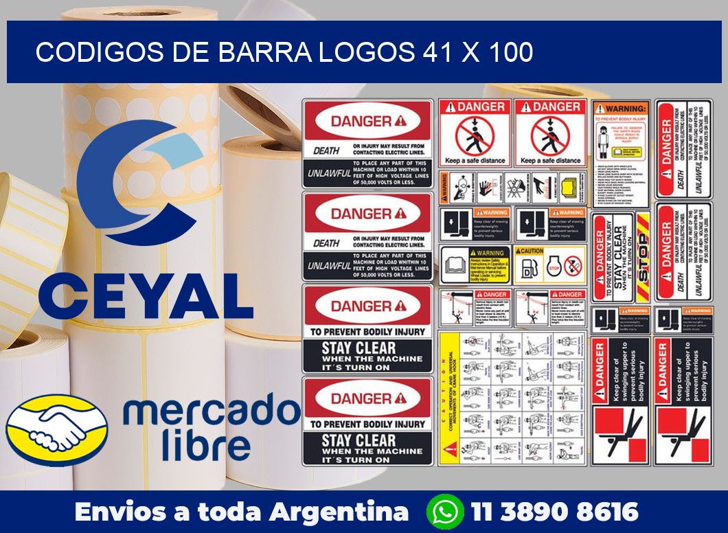 Codigos de barra logos 41 x 100