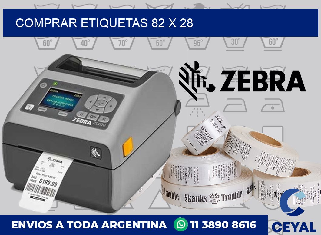 Comprar etiquetas 82 x 28