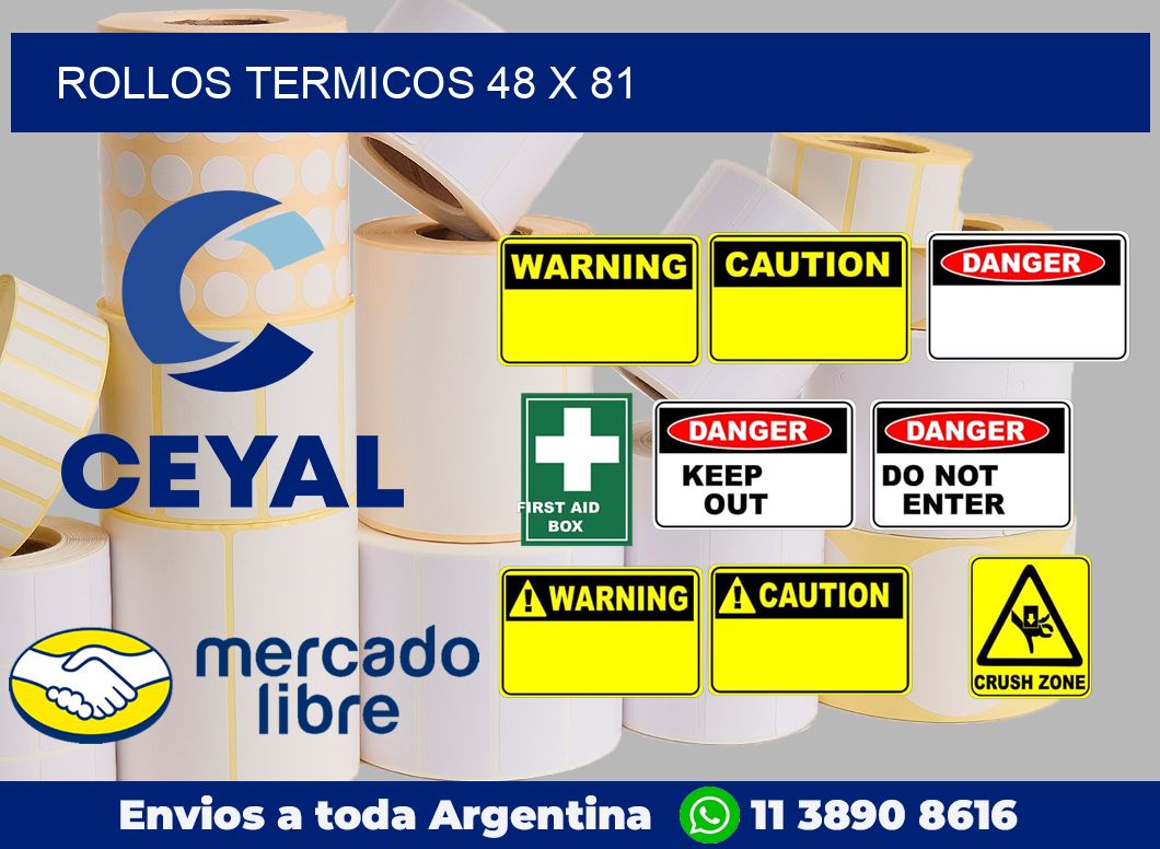 Rollos termicos 48 x 81
