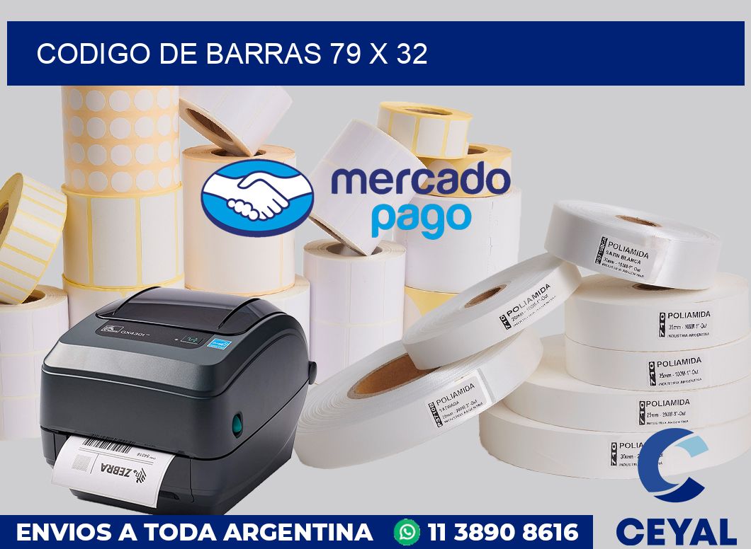 codigo de barras 79 x 32