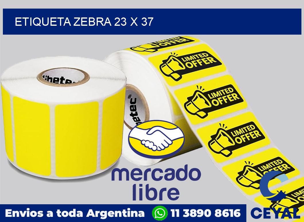 etiqueta zebra 23 x 37