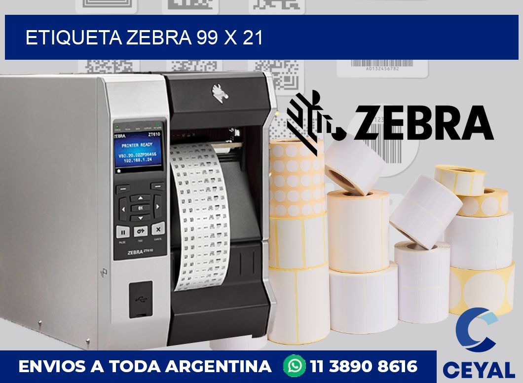 etiqueta zebra 99 x 21