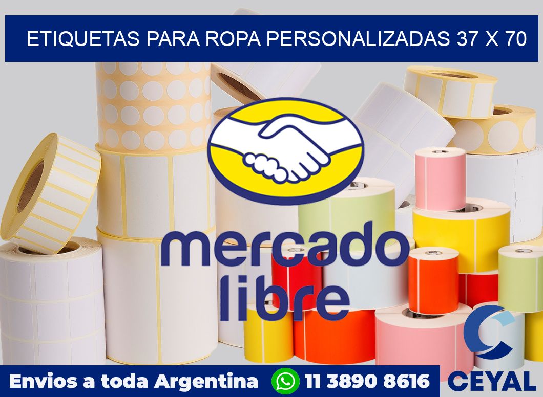 etiquetas para ropa personalizadas 37 x 70