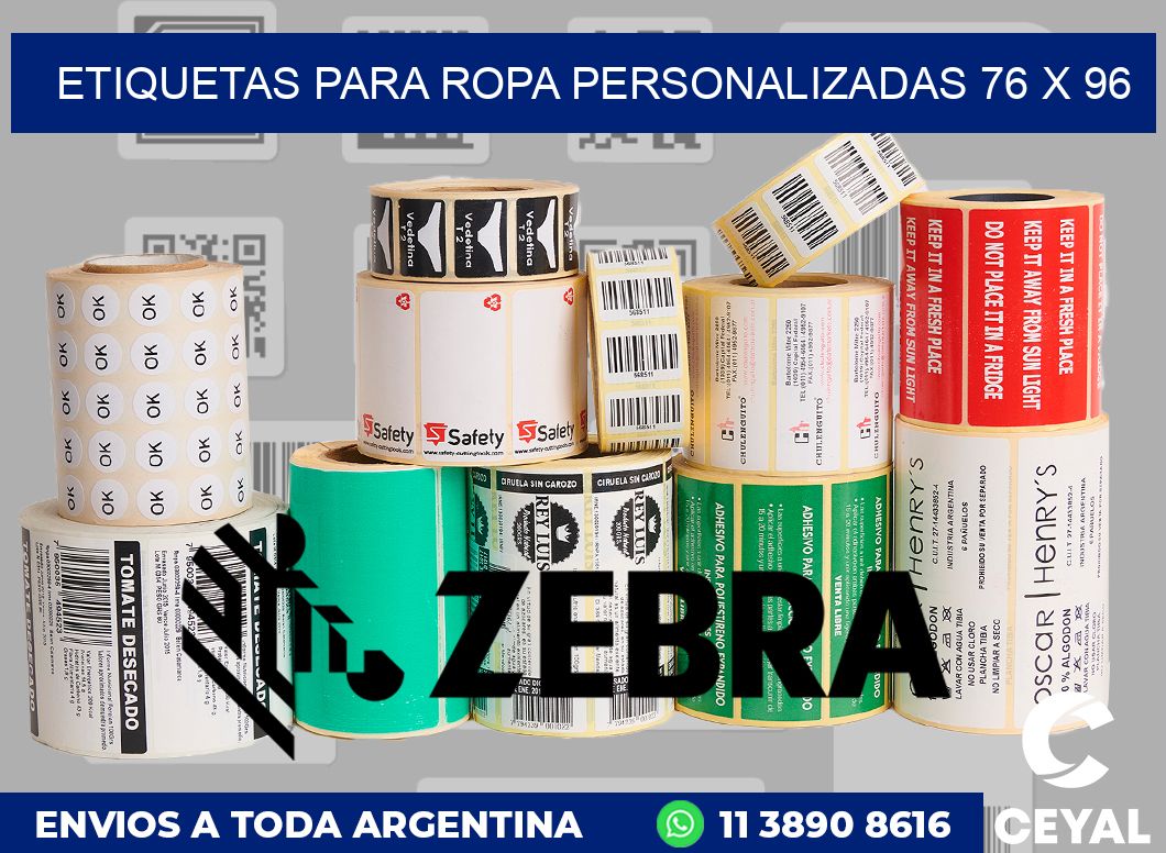 etiquetas para ropa personalizadas 76 x 96