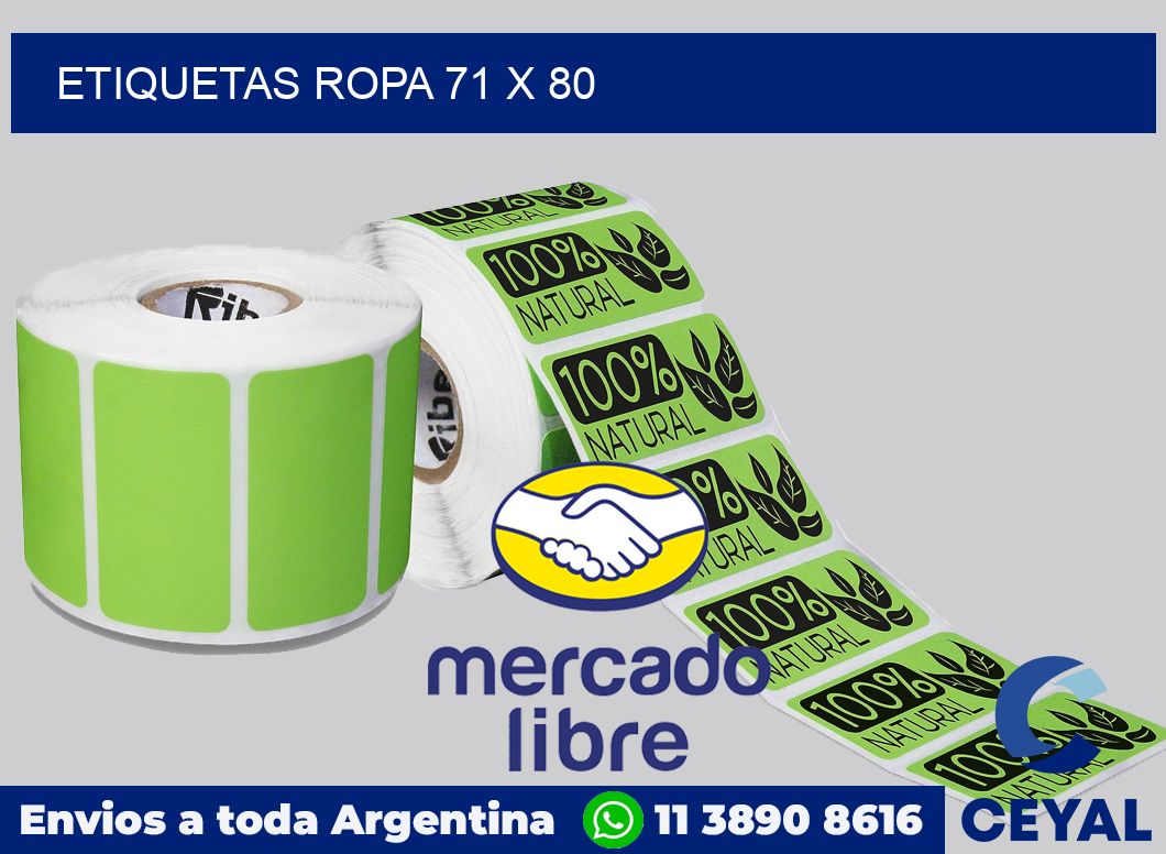 etiquetas ropa 71 x 80